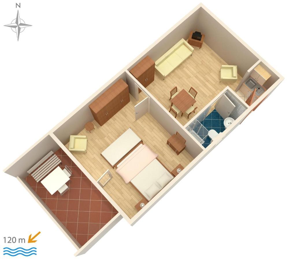 Apartments By The Sea Novi Vinodolski - 5558 מראה חיצוני תמונה